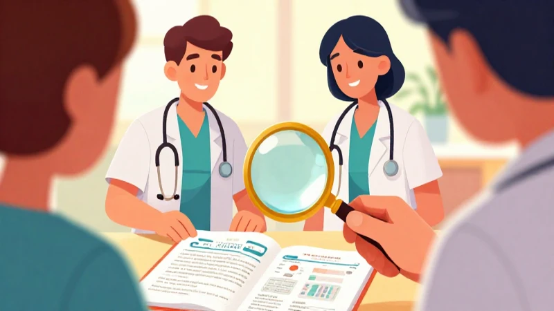 Ilustración médica profesional, colores vibrantes y enfoque claro