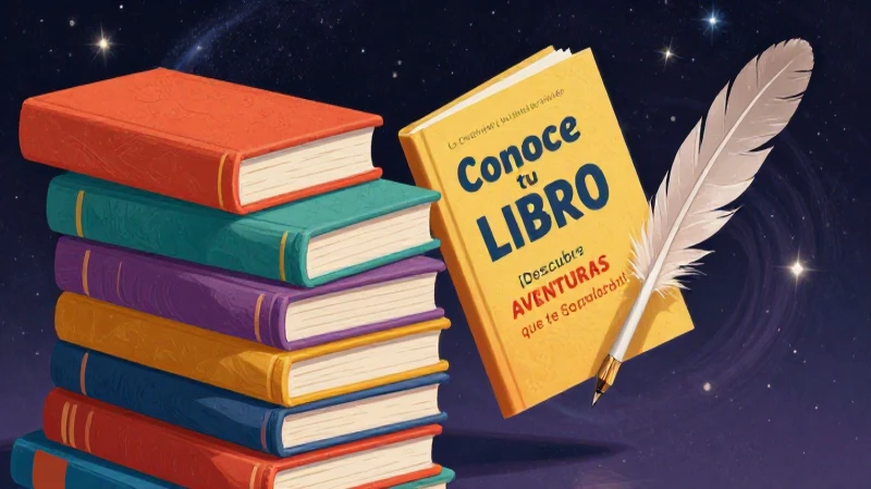 Libros vibrantes inspiran aventura y aprendizaje