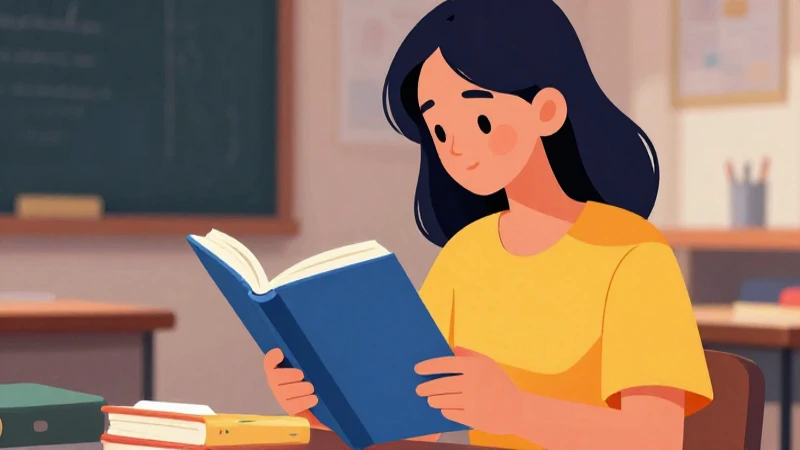 Estudiante estudiando con arte moderno y vibrante
