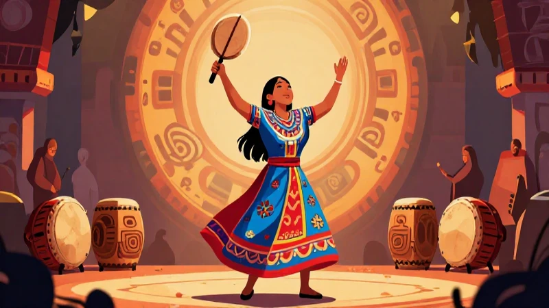 Cantante nahuaulco, percusión ancestral y arte educativo