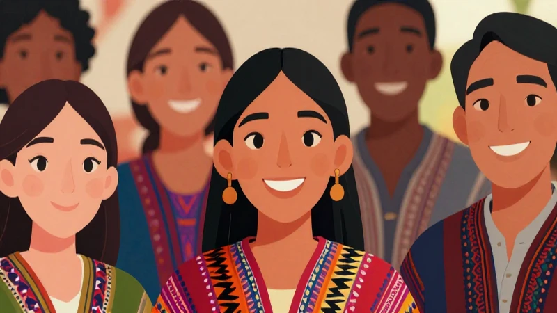 Secretos Increíbles de los Lenguajes que No Conocías 12 Sonrisas alegres en texturas tradicionales y cálidas