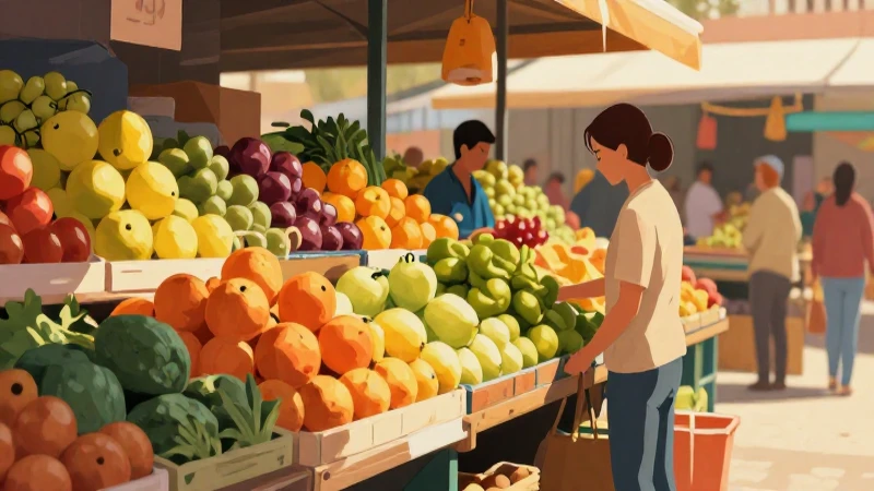 Mercado Abastos: colorido y arte educativo