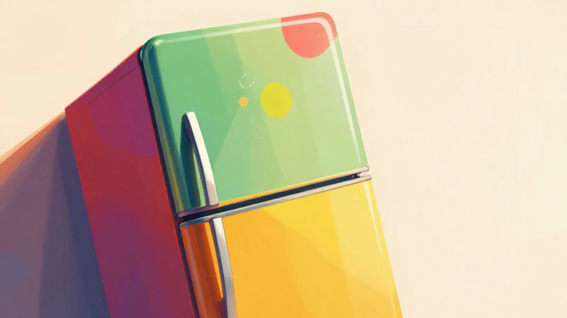 CUÁNTO PESA una HELADERA PROMEDIO ¡Descúbrelo aquí! 13 Ilustración moderna y colorida del refrigerador educativo
