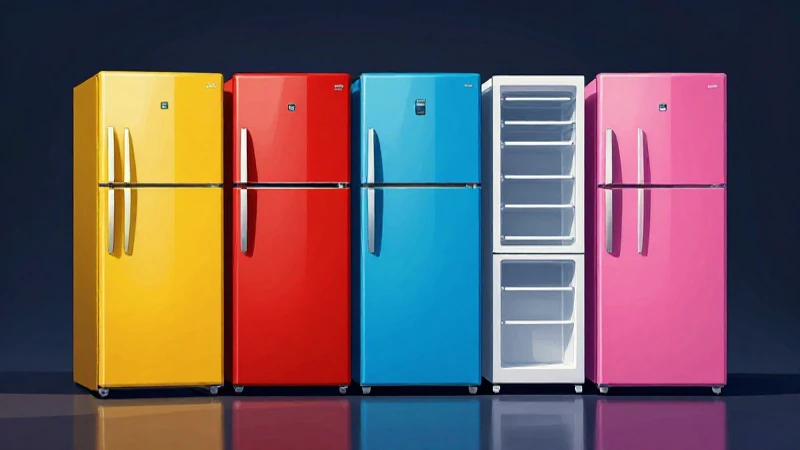 CUÁNTO PESA una HELADERA PROMEDIO ¡Descúbrelo aquí! 11 Ilustración didáctica y moderna de electrodomésticos refrigeradores