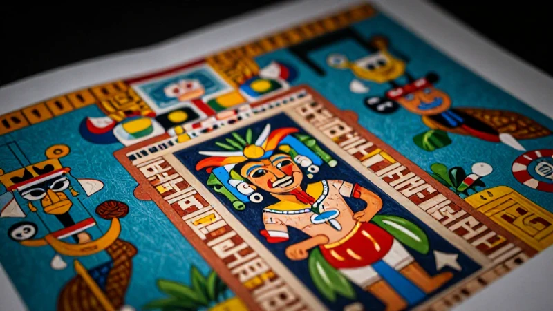 Ilustración vibrante y educativa con luz cinemática
