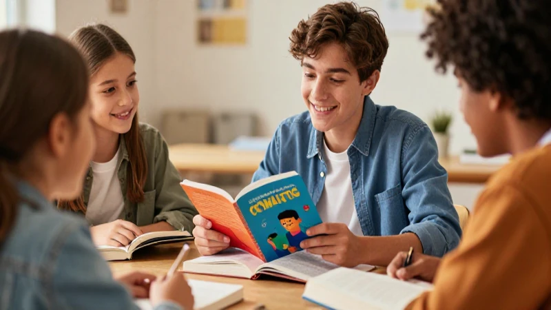 De lo humano y lo comunitario Segundo grado de Secundaria (2025-2026) 23 Familia sonríe estudiando con luz cálida
