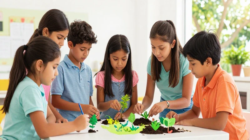 De lo humano y lo comunitario Tercer grado de Secundaria (2025-2026) 24 Estudiantes mexicanos colaboran en proyecto natural colorido