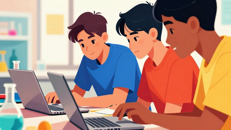 De lo humano y lo comunitario Tercer grado de Secundaria (2025-2026) 21 Estudiantes colaboran en ciencia con colores vivos