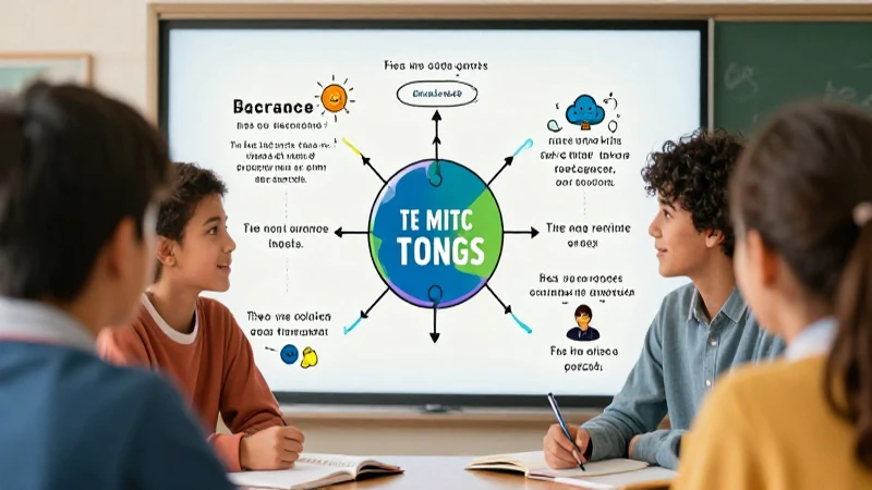 Educación vibrante y moderna, gráfica limpia
