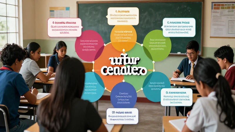 Estudiantes mexicanos estudian con ilustraciones didácticas