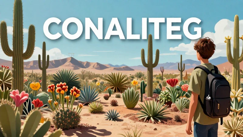 Ética, naturaleza y sociedades Primer grado de Telesecundaria (2025-2026) 36 Ilustración vibrante de estudiantes en el desierto