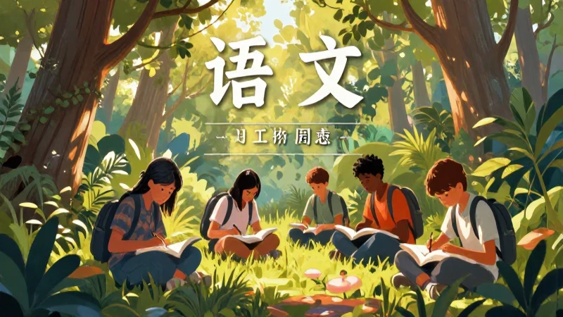 Ética, naturaleza y sociedades Primer grado de Telesecundaria (2025-2026) 35 Ilustración académica vibrante sobre naturaleza y estudio