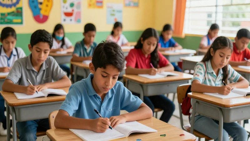 Ética, naturaleza y sociedades Primer grado de Telesecundaria (2025-2026) 34 Clase mexicana con ilustraciones vibrantes y claras