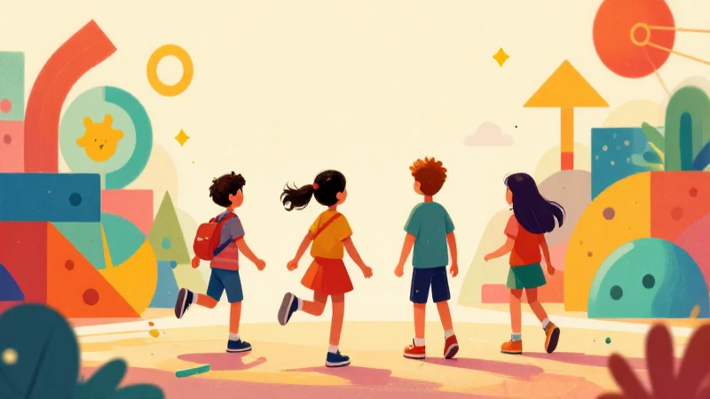 Explorar e imaginar con mi libro de preescolar Primer grado (2025-2026) 21 Ilustración moderna y colorida para aprender