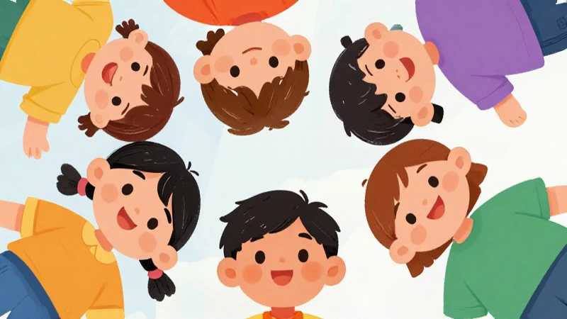 Niños pintan juntos con colores vivos y alegres