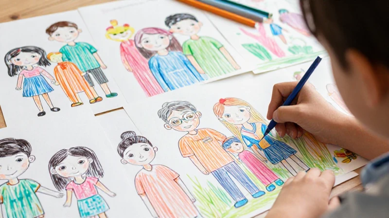 Familia Reconstituida: ¡DIBUJOS QUE NUNCA IMAGINASTE! 10 Ilustraciones vibrantes y dinámicas para educación infantil
