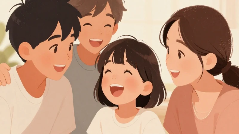 Familia Reconstituida: ¡DIBUJOS QUE NUNCA IMAGINASTE! 12 Retrato familiar cálido con colores suaves y contraste