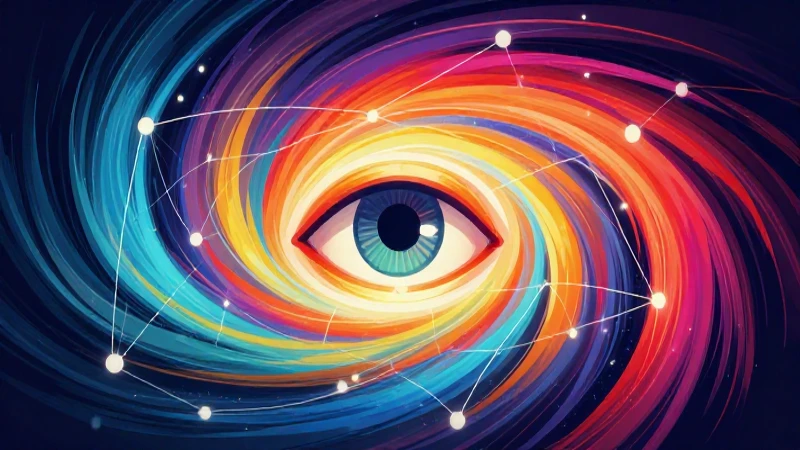 Red abstracta ilustra comunicación dinámica e intensa