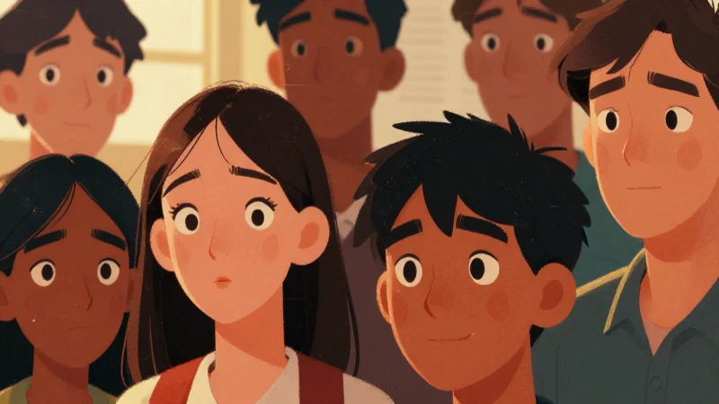 Ilustración académica vibrante y expresiva