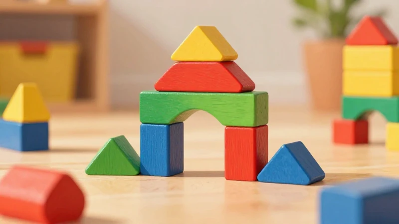 Bloques infantiles coloridos y didácticos