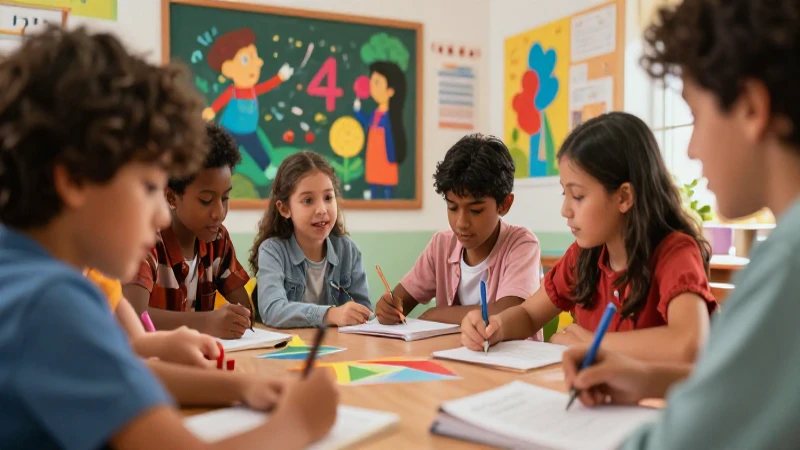 Aula vibrante: estudiantes aprenden idiomas con energía