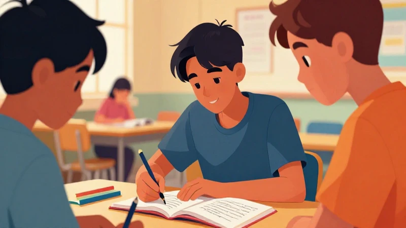 Adolescentes aprenden idiomas con atractivo visual