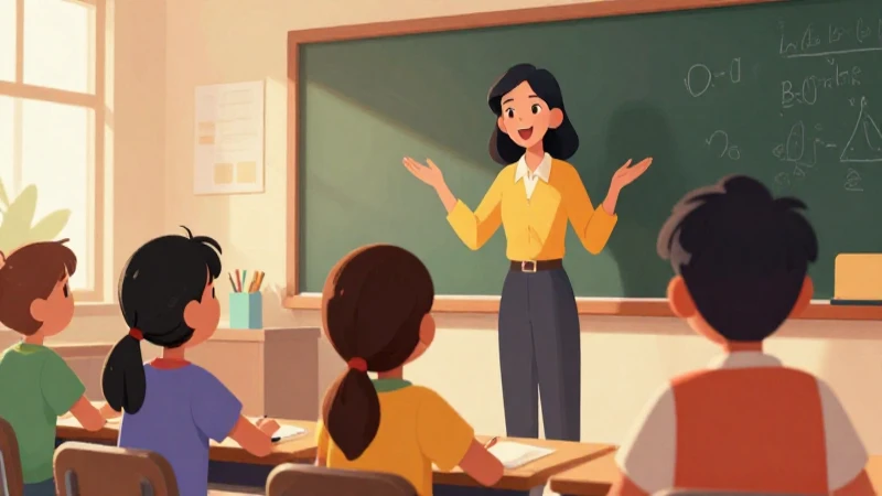Ilustración educativa vibrante y acogedora