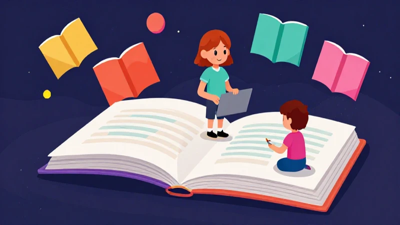 Libros de la SEP 2025-2026: Novedades y Recursos Educativos 17 Ilustración vibrante: niños aprendiendo con libros coloridos