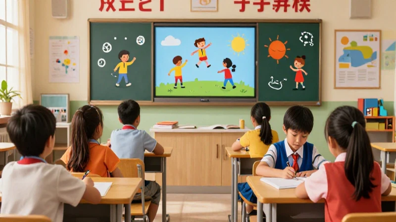 Ilustraciones vibrantes enseñan a niños pequeños