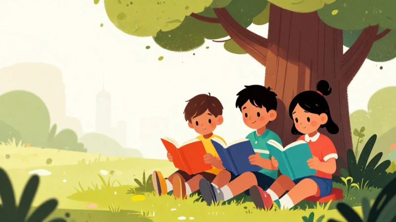 Ilustración educativa vibrante y nítida