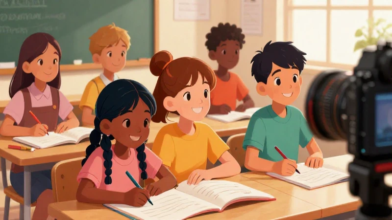 Arte infantil educativo, alegre y vibrante