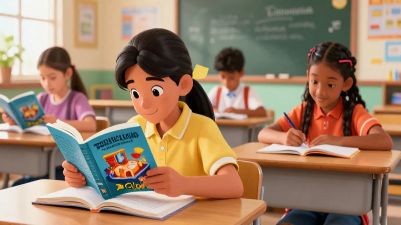 Clase vibrante, niños estudian con entusiasmo