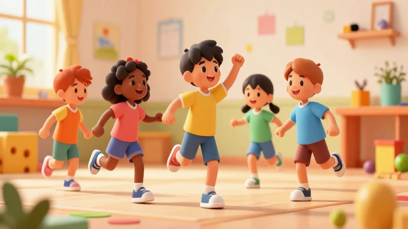 Múltiples lenguajes Primer grado de Preescolar (2025-2026) 19 Niños diversos aprenden en ilustración vibrante y moderna
