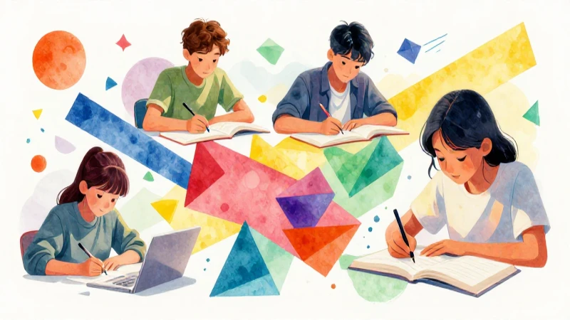 Ilustración didáctica vibrante y atractiva