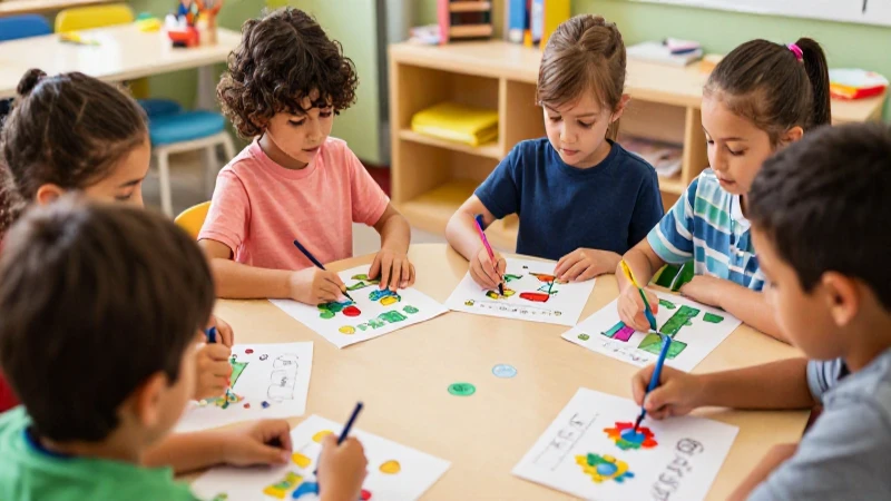 Preescolares aprenden idiomas con ilustraciones vibrantes