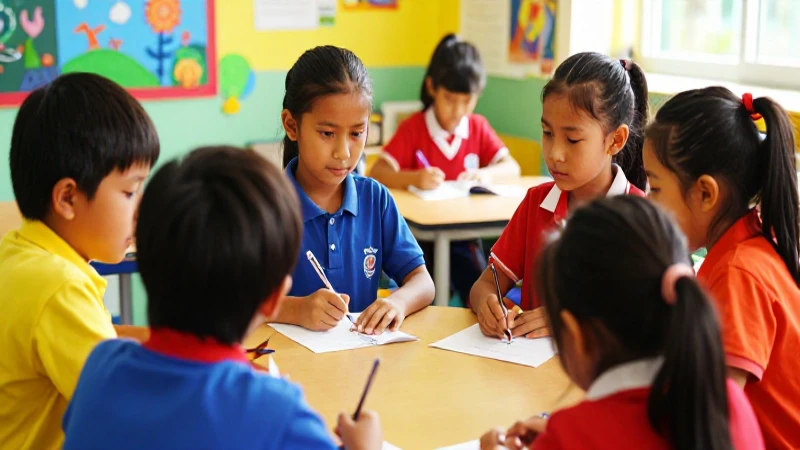 Aula infantil colorida con arte CONALITEG
