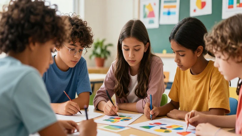 Estudiantes colaboran en proyecto comunitario colorido