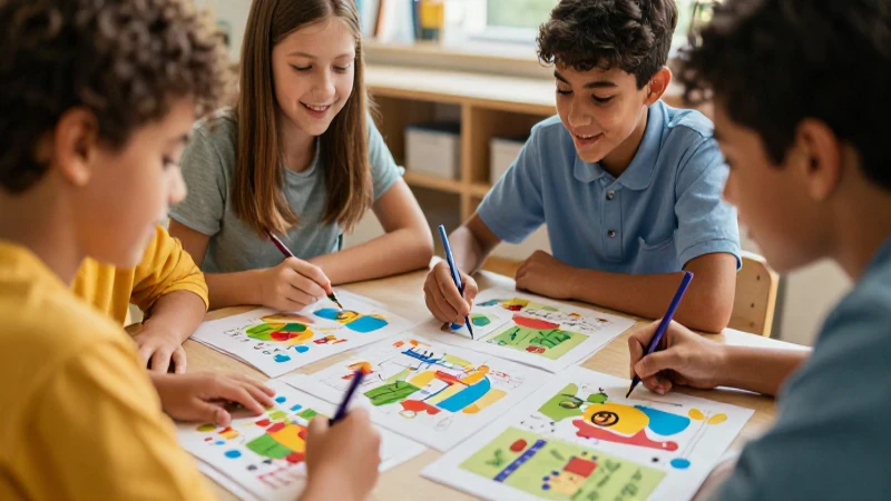 Libros escolares modernos resaltan aprendizaje colaborativo