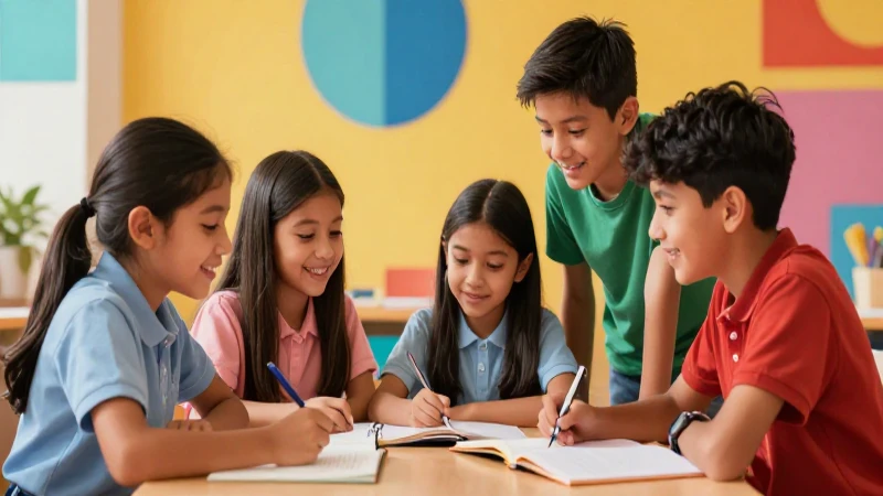 Ilustración vibrante y didáctica para estudiantes mexicanos