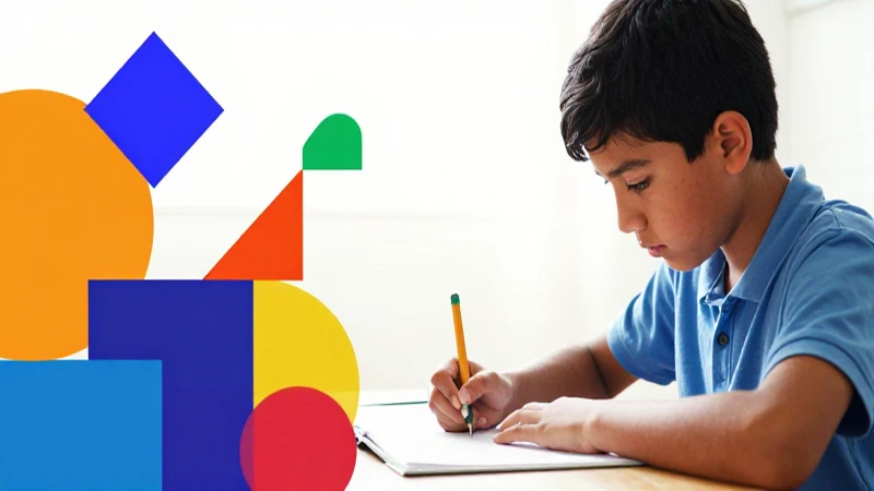 Ilustración didáctica y vibrante sobre aprendizaje estudiantil
