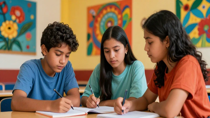 Nuestro libro de proyectos tomo 3 Tercer grado de Telesecundaria (2025-2026) 21 Estudiantes mexicanos aprenden en un libro vibrante