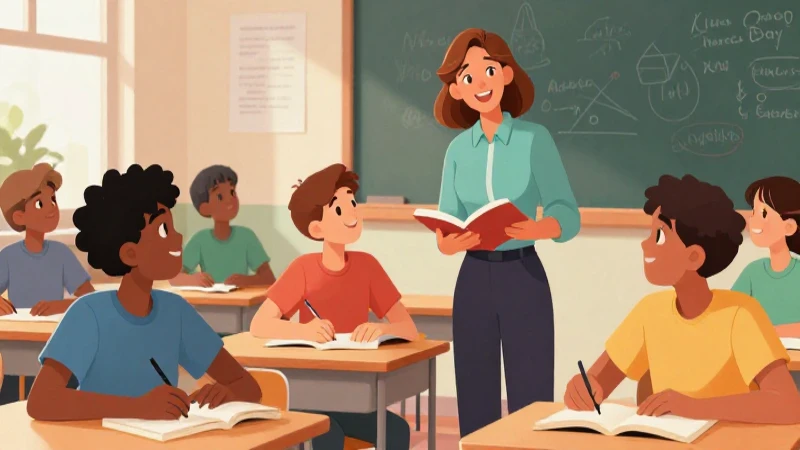 Aula diversa y vibrante con ambiente académico