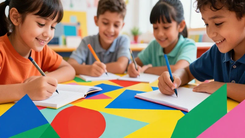 Ilustración educativa moderna y atractiva