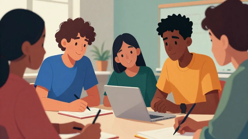 Ilustración moderna y dinámica para proyecto educativo