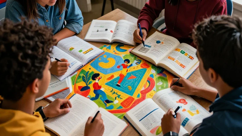 Libro educativo visualmente atractivo y moderno