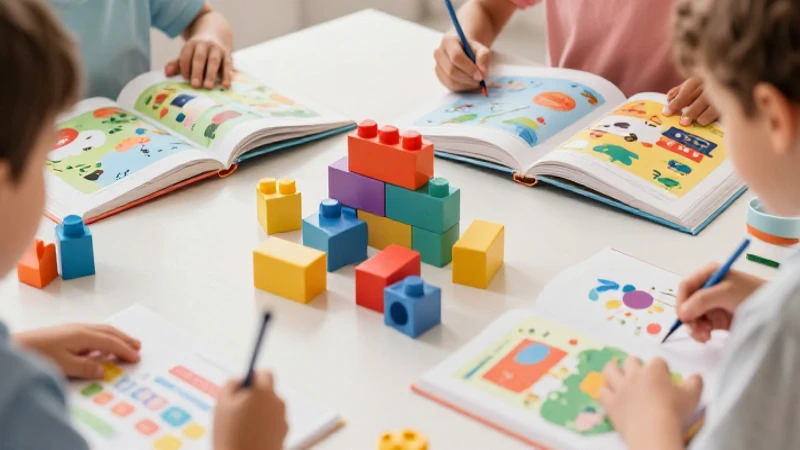Arte infantil vibrante y educativo en libro