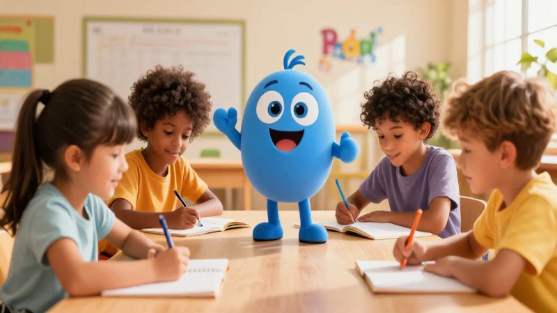 Ilustración vibrante y didáctica para niños