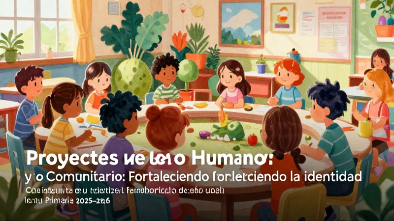 Ilustración vibrante muestra niños jugando alegremente