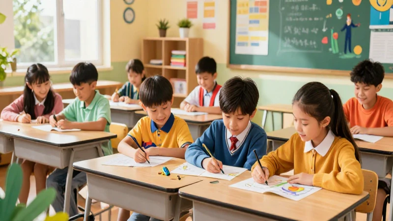 Proyectos de aula Sexto grado de Primaria (2025-2026) 22 Alumnos aprenden en un aula vibrante