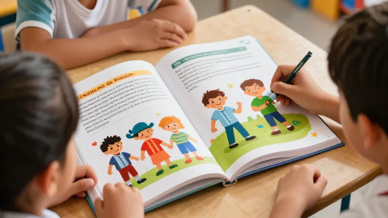 Proyectos de aula Sexto grado de Primaria (2025-2026) 20 Niños mexicanos aprenden en una ilustración escolar